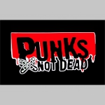 Punks not Dead  polokošela s rôznofarebným lemovaním okolo límčekov a rukávov na výber podľa vášho želania!